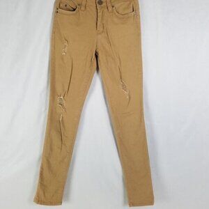 Jeans Juniors Low Rise Distressed Skinny Leg Denim